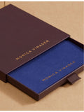 Monica Vinader 14ct gold diamond huggie earrings, imported from the UK
