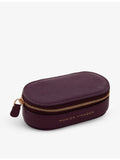 Monica Vinader oval leather jewellery box 18cm, UK version