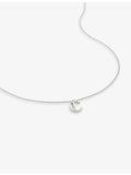 Monica Vinader C letter charm pendant necklace adjustable, imported from the UK