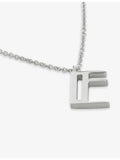Monica Vinader E letter-charm sterling silver pendant necklace (British brand)
