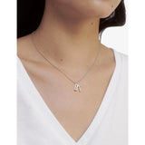 Monica Vinader K letter sterling silver pendant necklace - British product