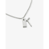 Monica Vinader K letter sterling silver pendant necklace - British product