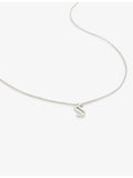 Monica Vinader S letter charm pendant necklace (British brand)