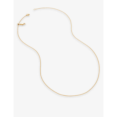 selfridges Monica Vinader Fine 18ct Yellow Gold-Plated Vermeil Sterling Silver Chain Necklace 43cm- Buy online at McGrocer