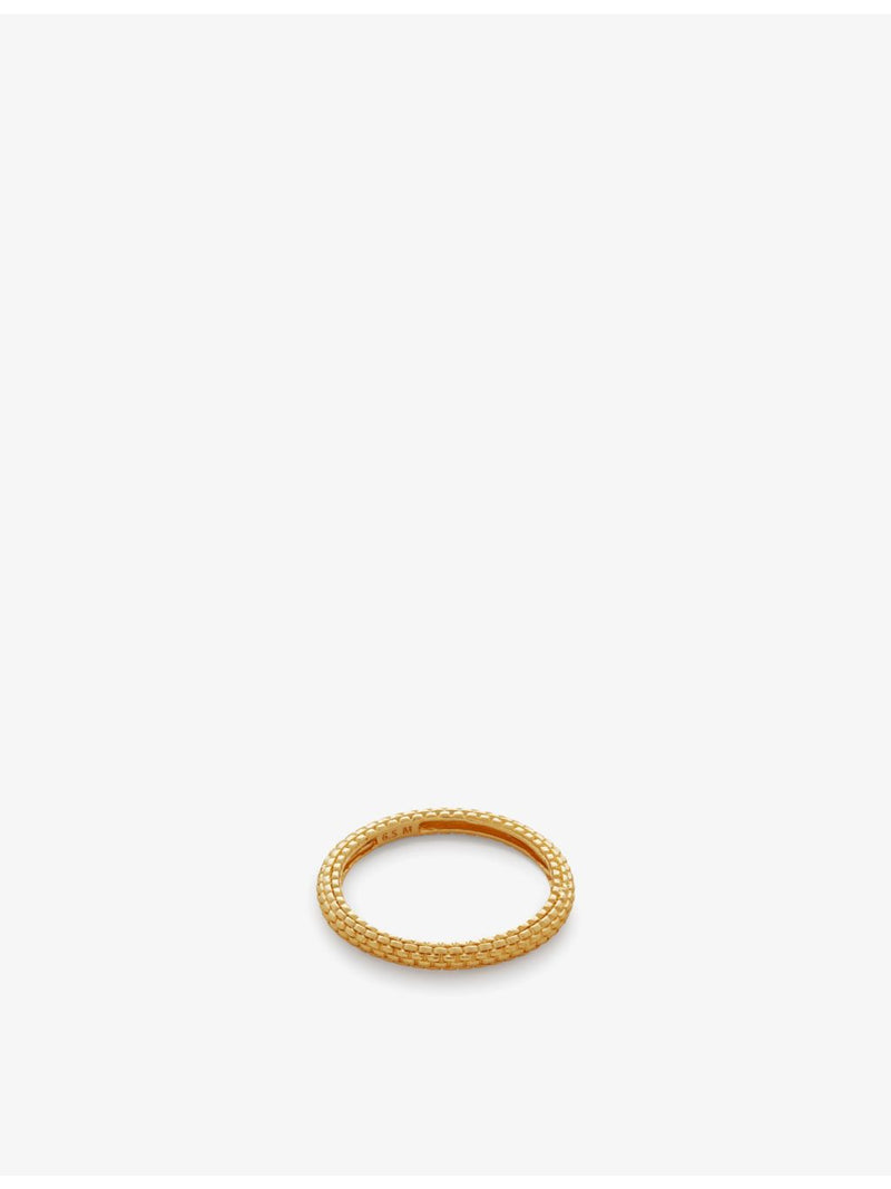 Monica Vinader Heirloom gold vermeil stacking ring (British brand)
