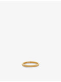 Monica Vinader Heirloom gold vermeil stacking ring (British brand)