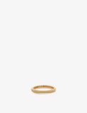 Monica Vinader Heirloom 18ct Yellow Gold-Plated Vermeil Sterling Silver Stacking Ring