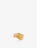 Monica Vinader Swirl 18ct Yellow Gold-Plated Vermeil Sterling-Silver Ring