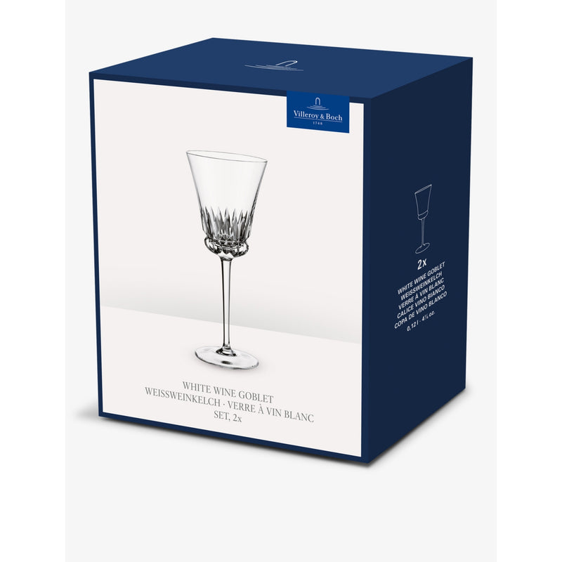 Villeroy & Boch Grand Royal crystal wine goblets set of two, imported from the UK