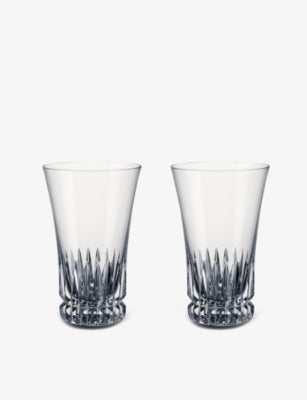 Villeroy & Boch crystal tall glass set of two, UK version