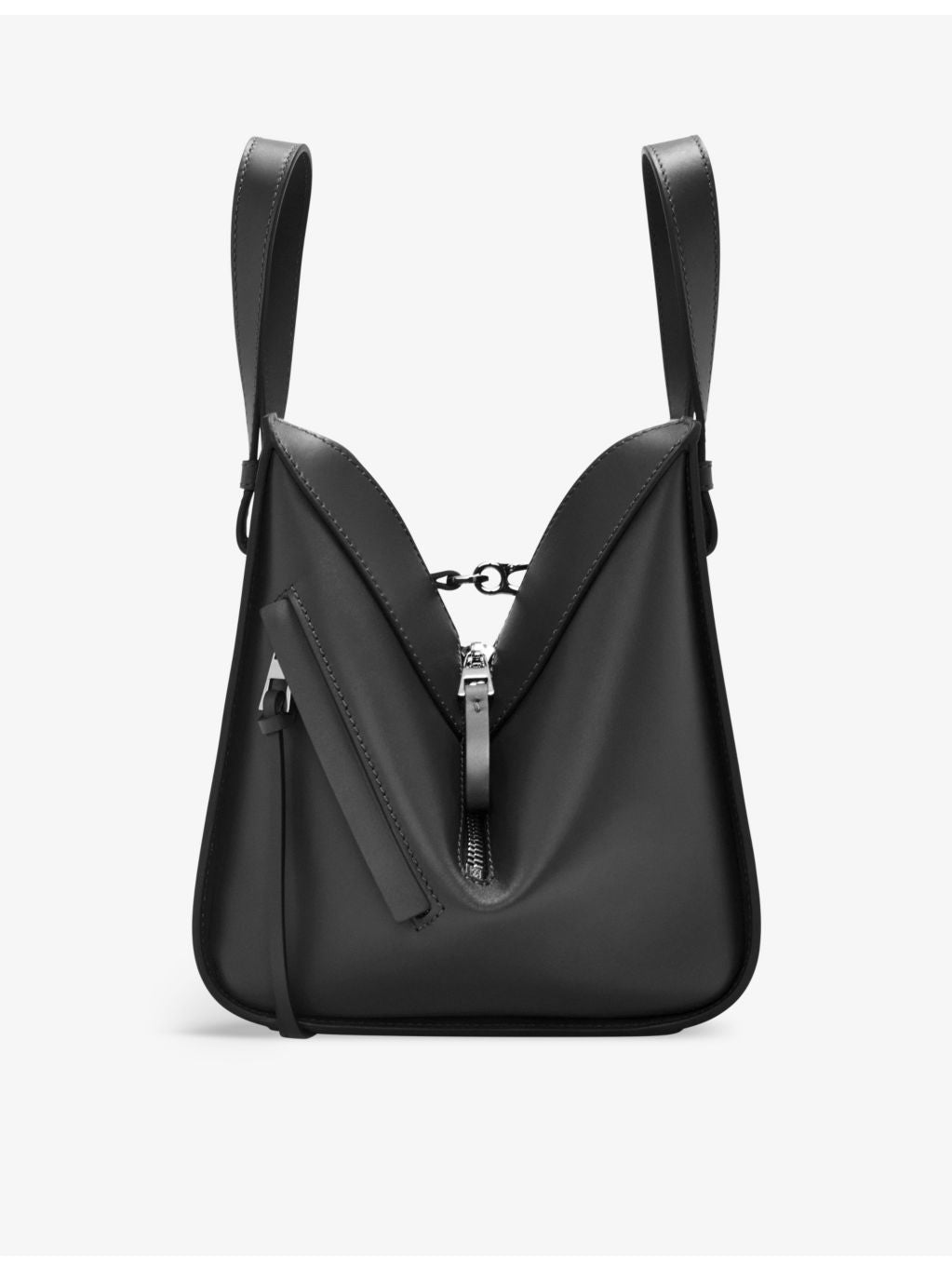 Loewe Hammock compact leather top-handle bag, imported from the UK