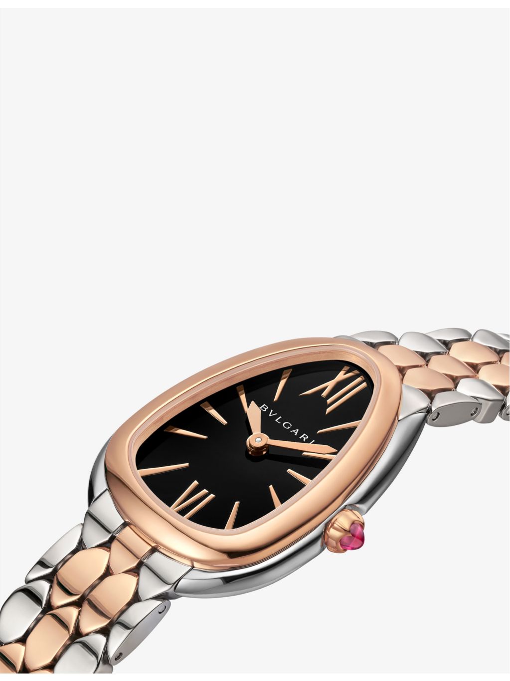 Bvlgari Serpenti Seduttori rose-gold stainless-steel watch 33mm, UK version