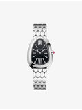 Bvlgari Serpenti Seduttori stainless steel quartz watch 33mm (British brand)