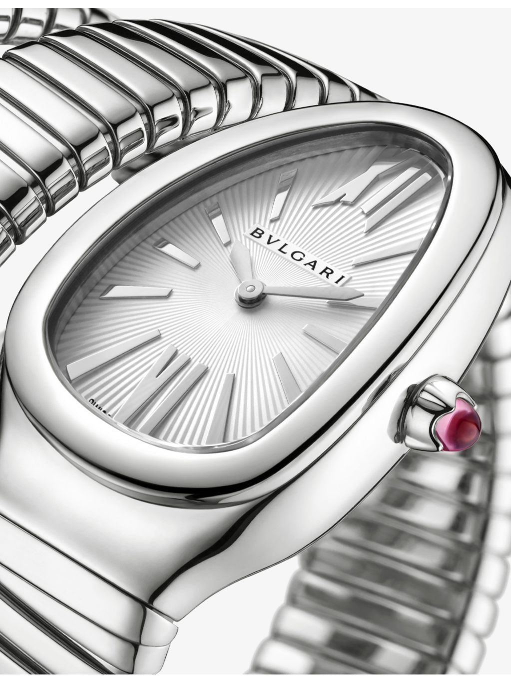 Bvlgari Serpenti Tubogas stainless steel watch 35mm, UK version