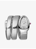 Bvlgari Serpenti Tubogas stainless steel watch 35mm, UK version