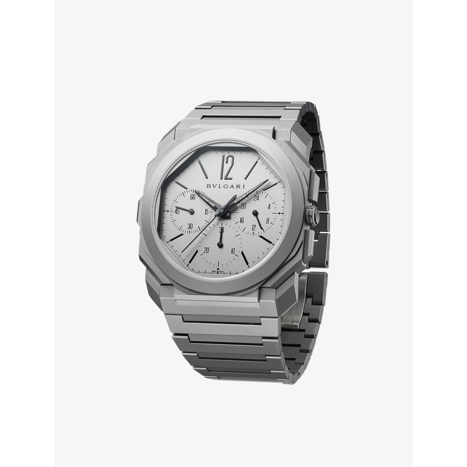 Bvlgari Octo Finissimo titanium automatic watch 42mm (British brand)