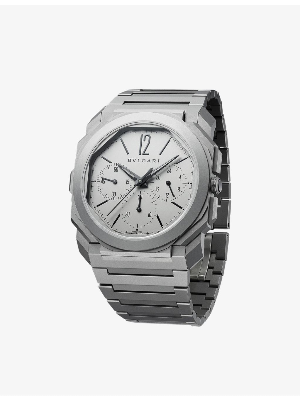 Bvlgari Octo Finissimo titanium automatic watch 42mm (British brand)