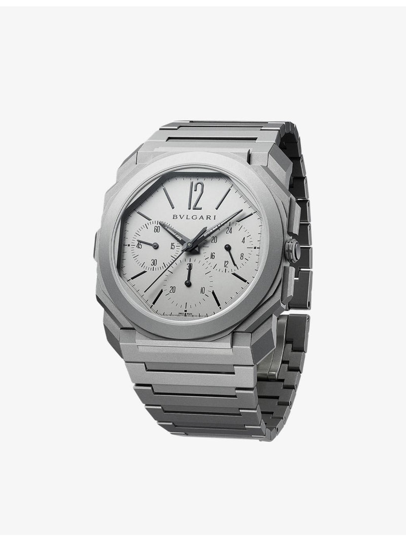 Bvlgari Octo Finissimo titanium automatic watch 42mm (British brand)