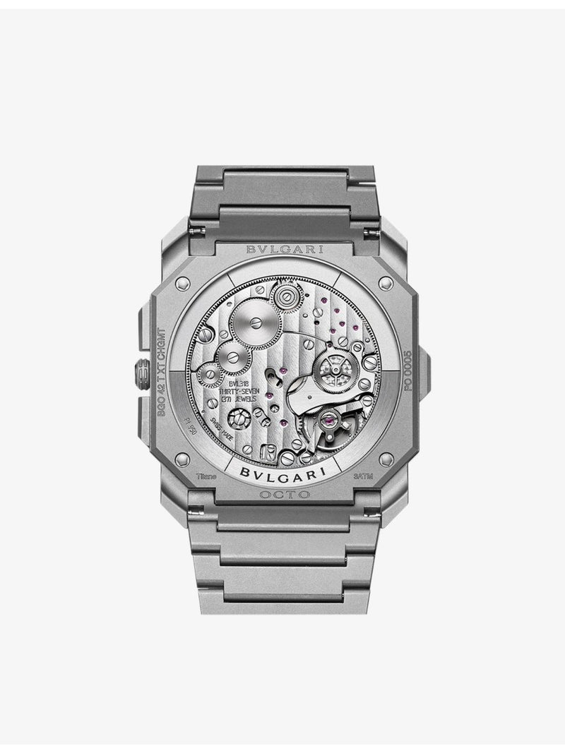 Bvlgari Octo Finissimo titanium automatic watch 42mm (British brand)