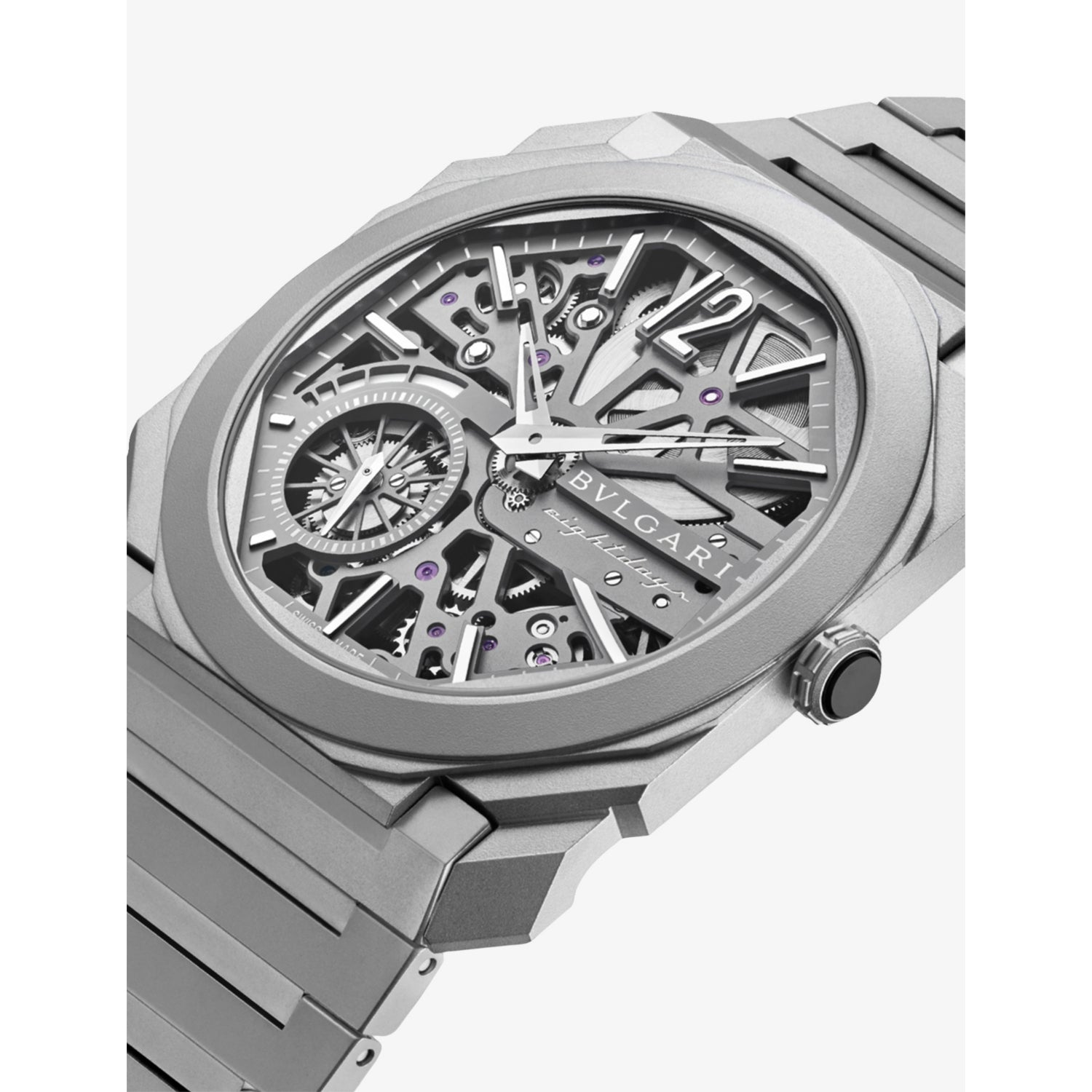 Bvlgari Octo Finissimo skeleton titanium watch 40mm, UK version