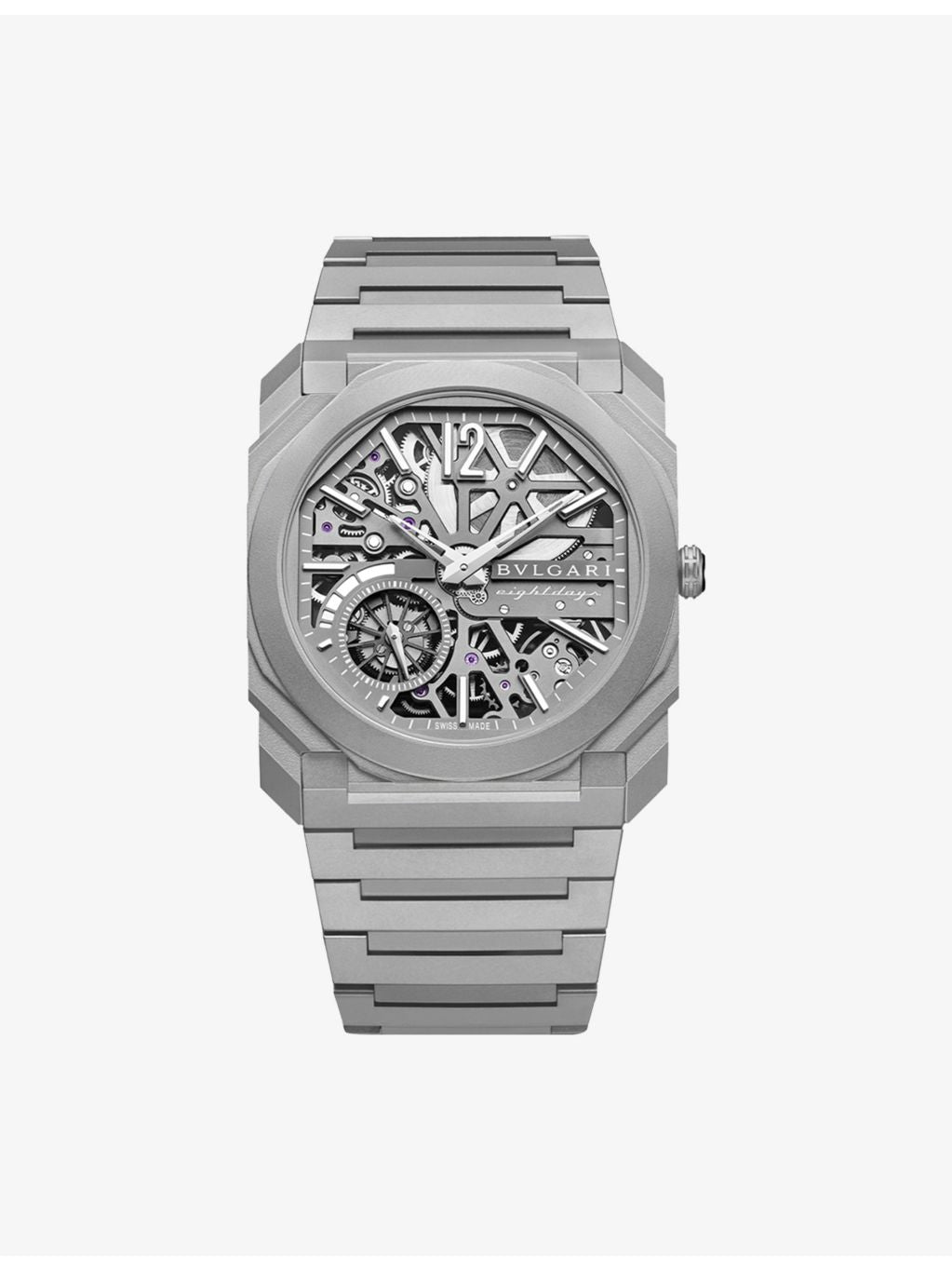 Bvlgari Octo Finissimo skeleton titanium watch 40mm, UK version
