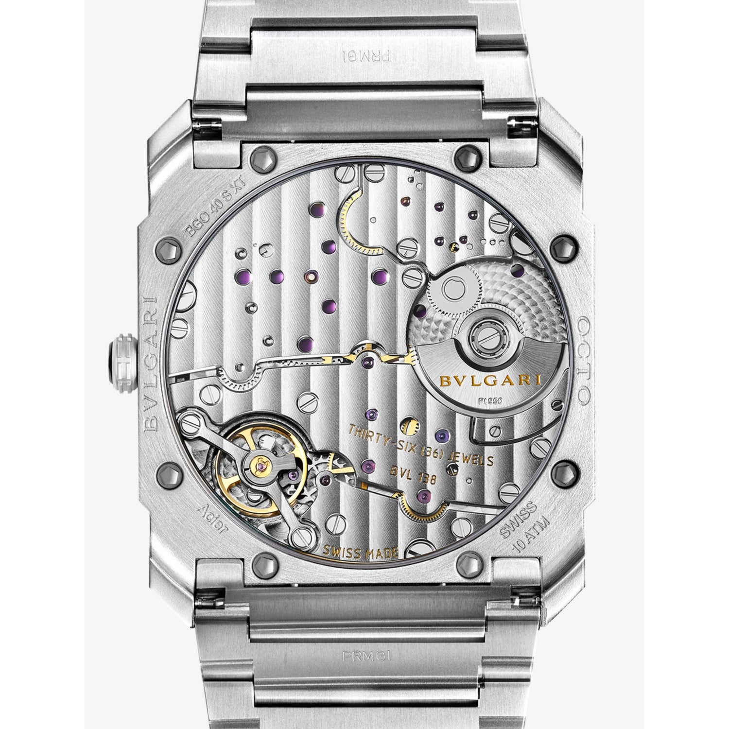 Bvlgari Octo Finissimo stainless steel automatic watch 42mm - British product