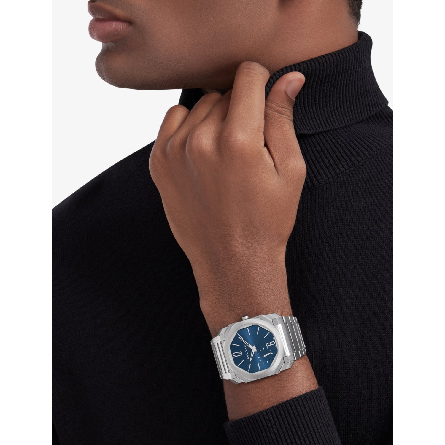 Bvlgari Octo Finissimo stainless steel automatic watch 42mm - British product
