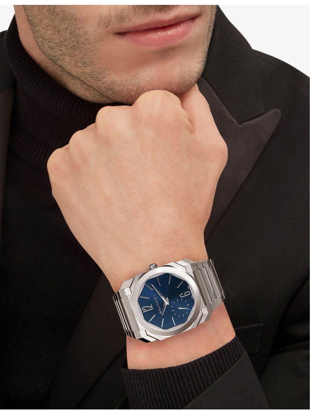 Bvlgari Octo Finissimo stainless steel automatic watch 42mm - British product
