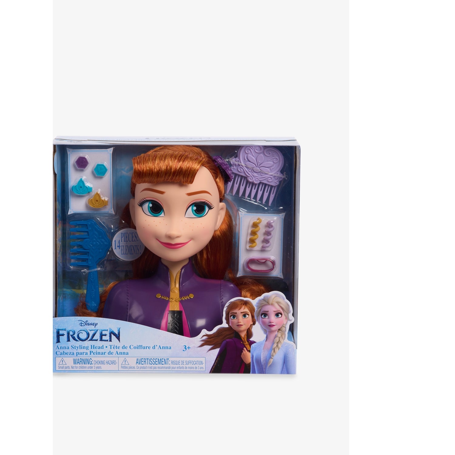 Disney Princess Anna styling head playset 26cm - British product