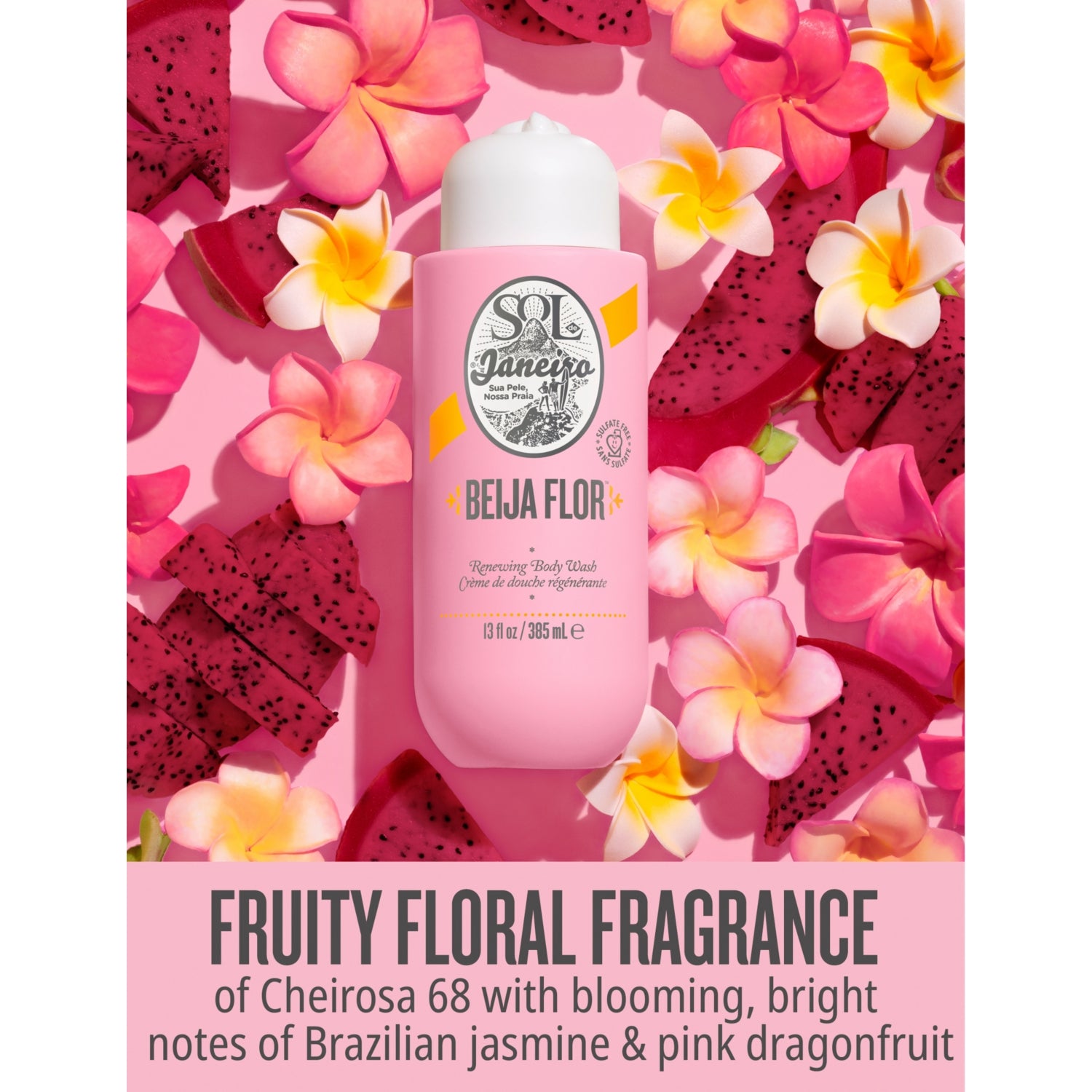 Sol de Janeiro Beija Flor body wash, imported from the UK