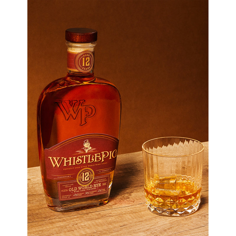 Whistlepig 12-year Old World rye whiskey 750ml, imported from the UK