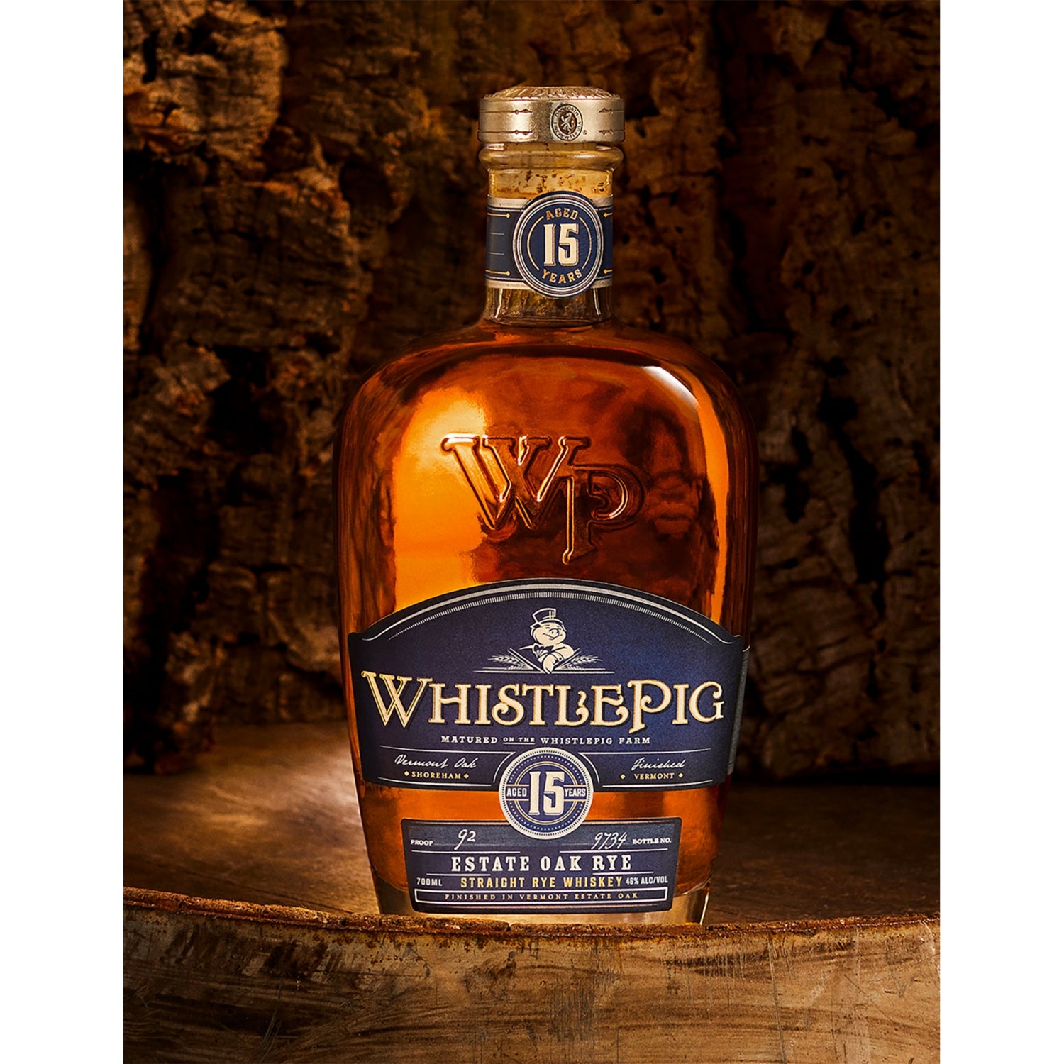 Whistlepig straight rye whiskey 15-year-old 700ml - British product