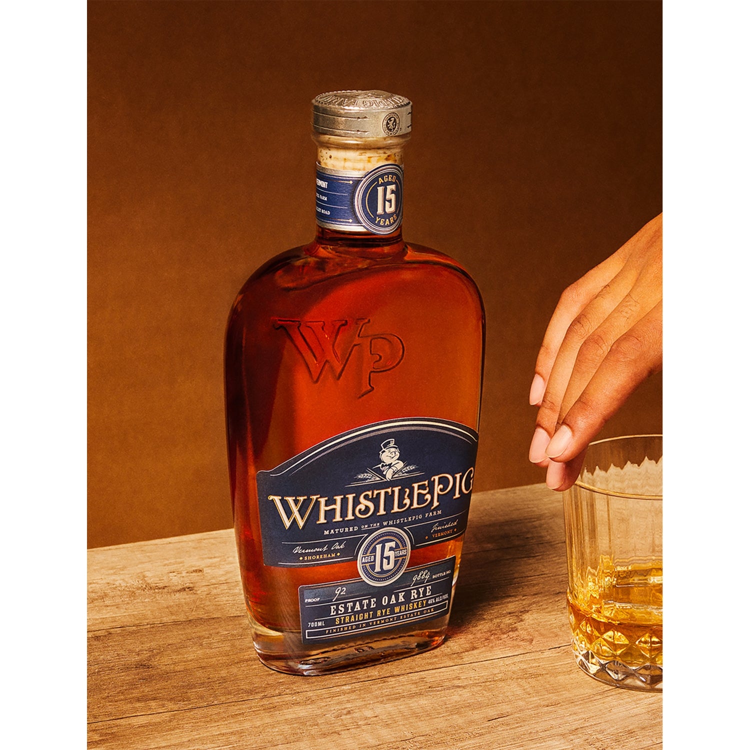 Whistlepig straight rye whiskey 15-year-old 700ml - British product