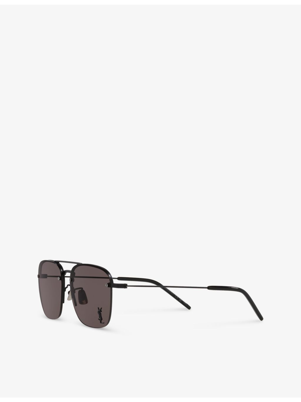Saint Laurent rectangular metal sunglasses YS000490, imported from the UK