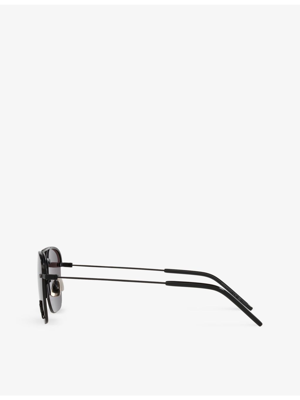 Saint Laurent rectangular metal sunglasses YS000490, imported from the UK