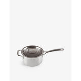 Le Creuset stainless steel saucepan 18cm with lid, imported from the UK