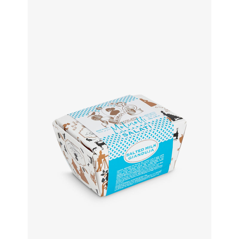 Molinotti salted milk chocolate gianduja with hazelnuts box of 16, UK version