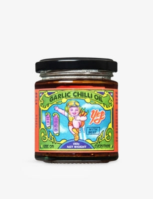 Yep garlic chilli oil with beef condiment 150g, UK version