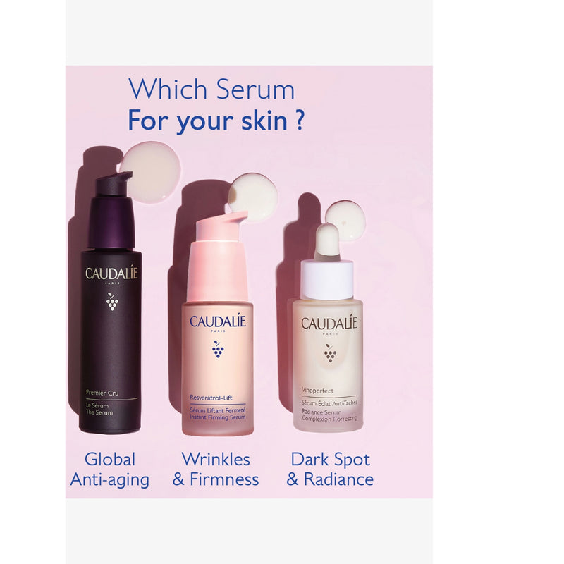 Caudalie Resveratrol Lift Instant Firming face serum 30ml, imported from the UK