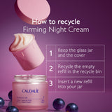 Caudalie Resveratrol Lift refillable night cream 50ml - British product
