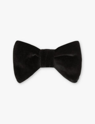 Reiss velvet bow tie self-tie, imported from the UK