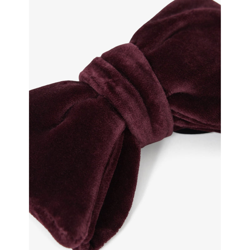 Reiss velvet bow tie self-tie, imported from the UK