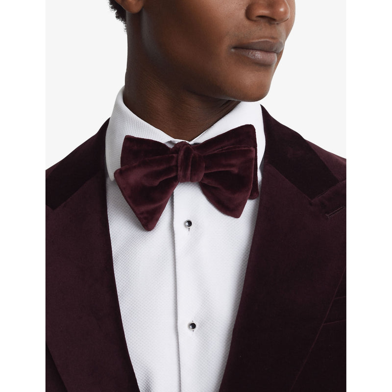 Reiss velvet bow tie self-tie, imported from the UK