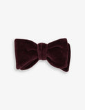 Reiss velvet bow tie self-tie, imported from the UK