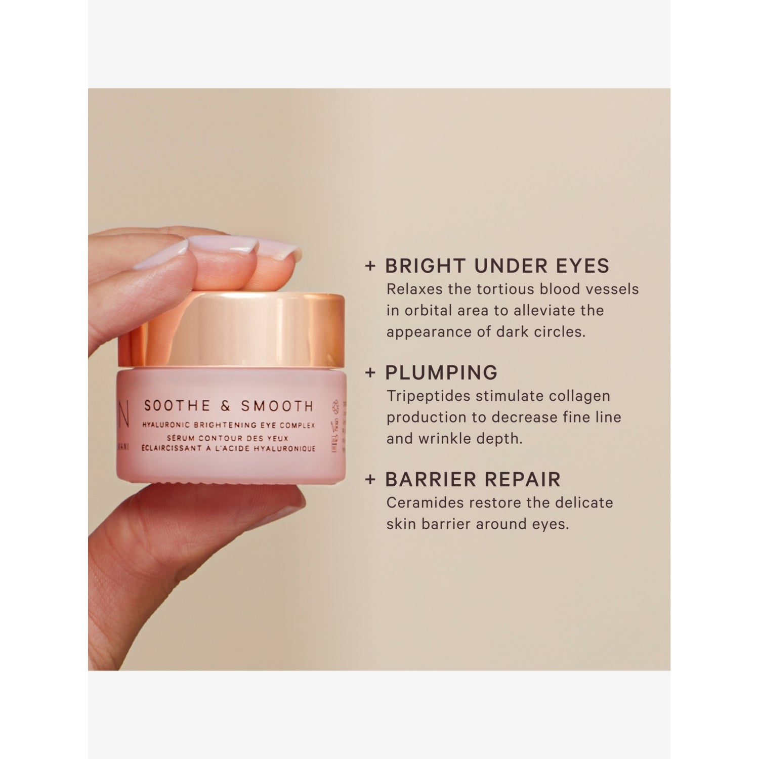 MZ Skin Soothe and Smooth hyaluronic eye complex 14ml - British product