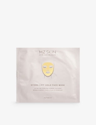 MZ Skin Hydra-Lift Gold face mask pack of five - British product