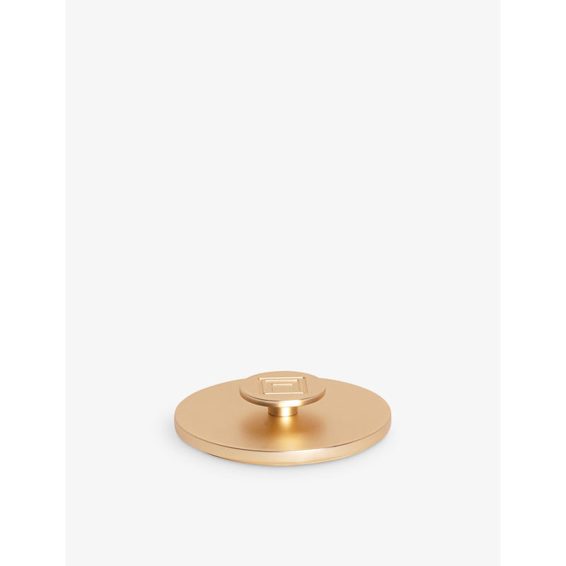 Assouline brass candle lid 8.3cm, imported from the UK