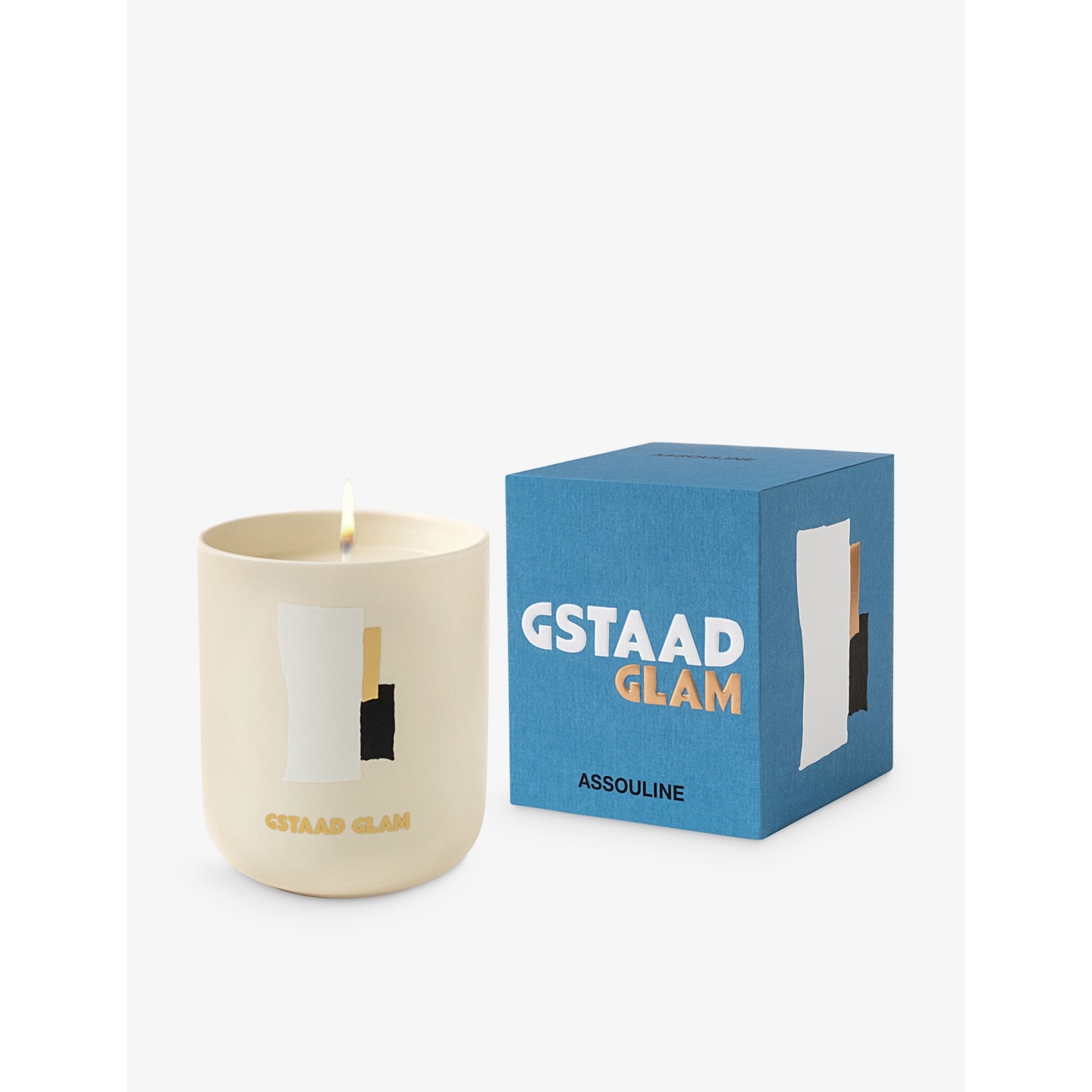 Assouline Gstaad Glam candle, imported from the UK