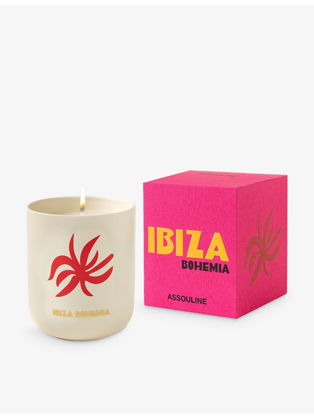 Assouline Ibiza Bohemia wax travel candle 319g, UK version