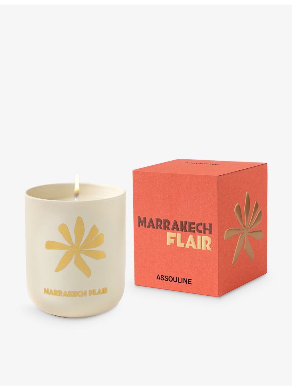 Assouline Marrakech Flair wax travel candle 139g, UK version